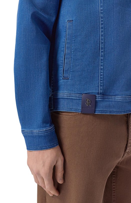 Джинсовая куртка Stefano Ricci MFJ6203310/TR138L_001 Синий  MFJ6203310/TR138L_001 Фото 5