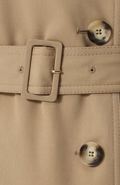 Однотонный двубортный тренч с поясом и погонами VALENTINO, арт. PB3CA169/2PQ, фото 5