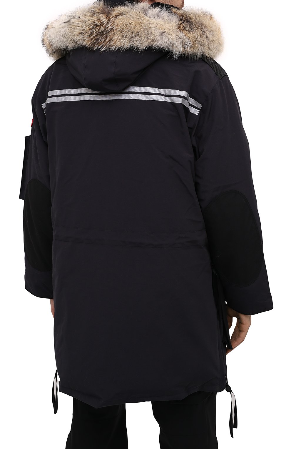 Пуховая парка snow mantra с меховой отделкой CANADA GOOSE темно-синего цвета по цене 191500 руб., арт. 9501M, фото 4 Пуховая парка snow mantra с меховой отделкой CANADA GOOSE, арт. 9501M, фото 4