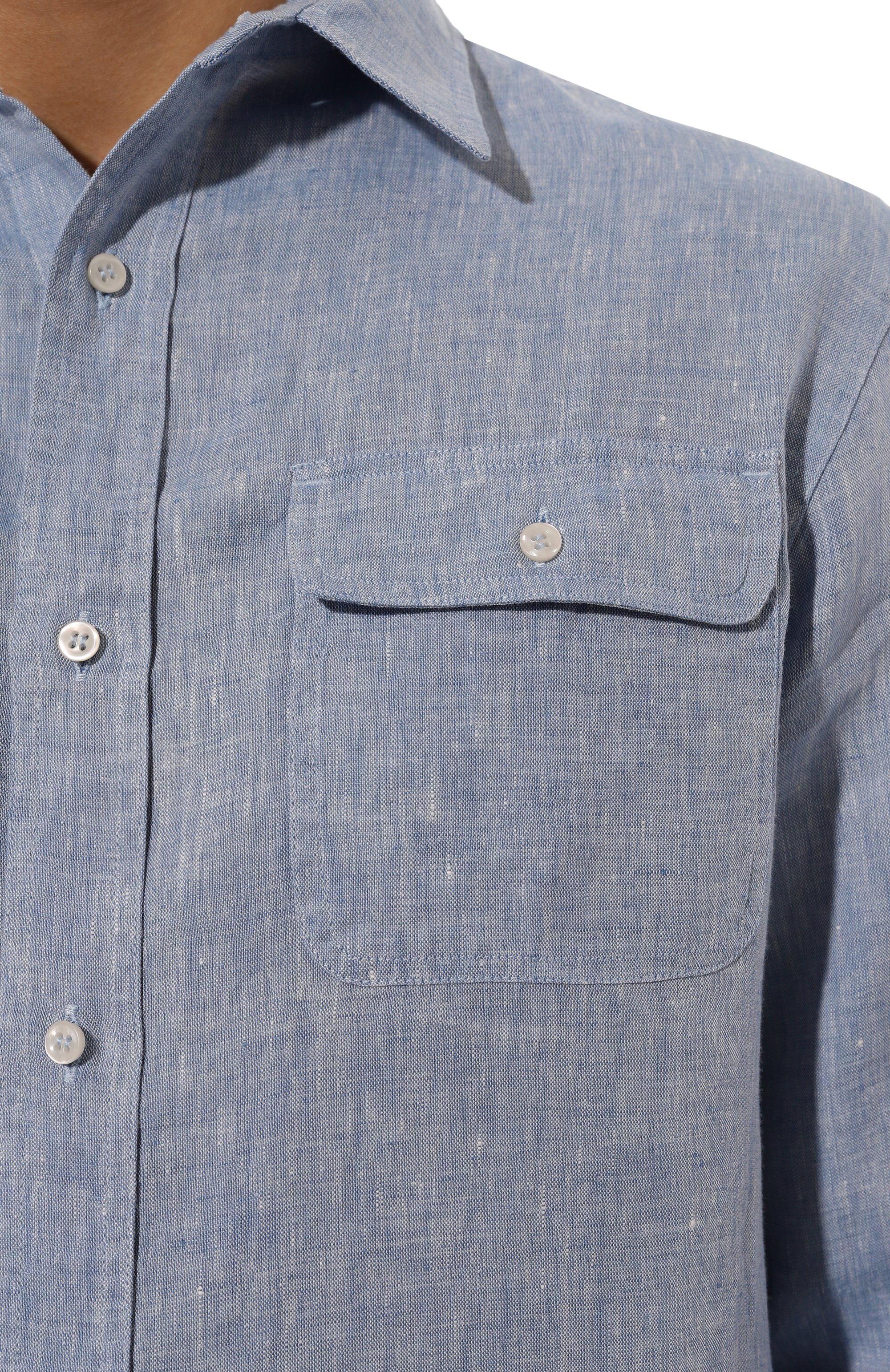 Льняная рубашка PAUL&SHARK, арт. 25413252/XL, фото 5