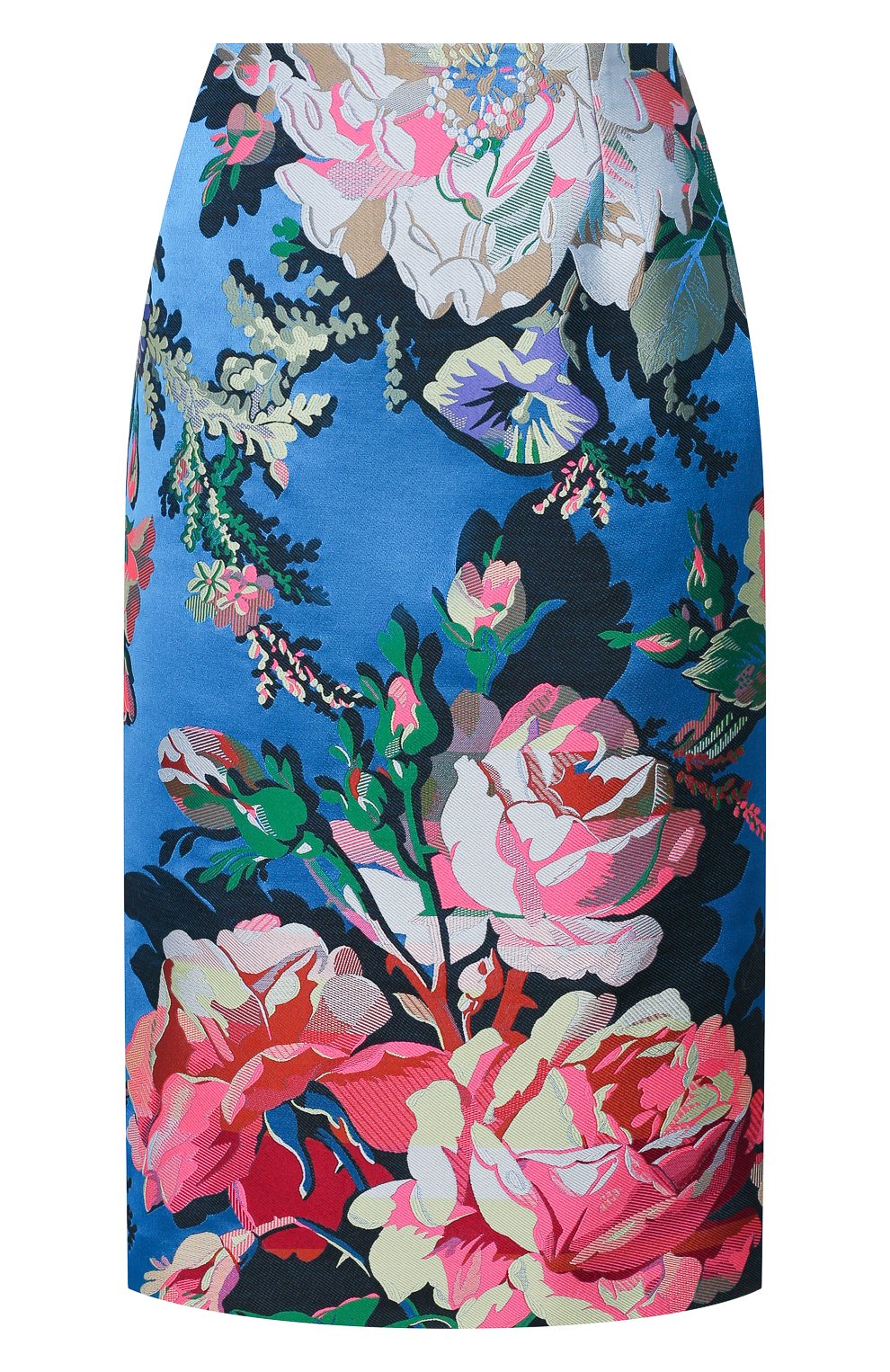 Юбка DRIES VAN NOTEN синего цвета по цене 89950 руб., арт. 201-10805-9051, фото 1 Юбка DRIES VAN NOTEN, арт. 201-10805-9051, фото 1