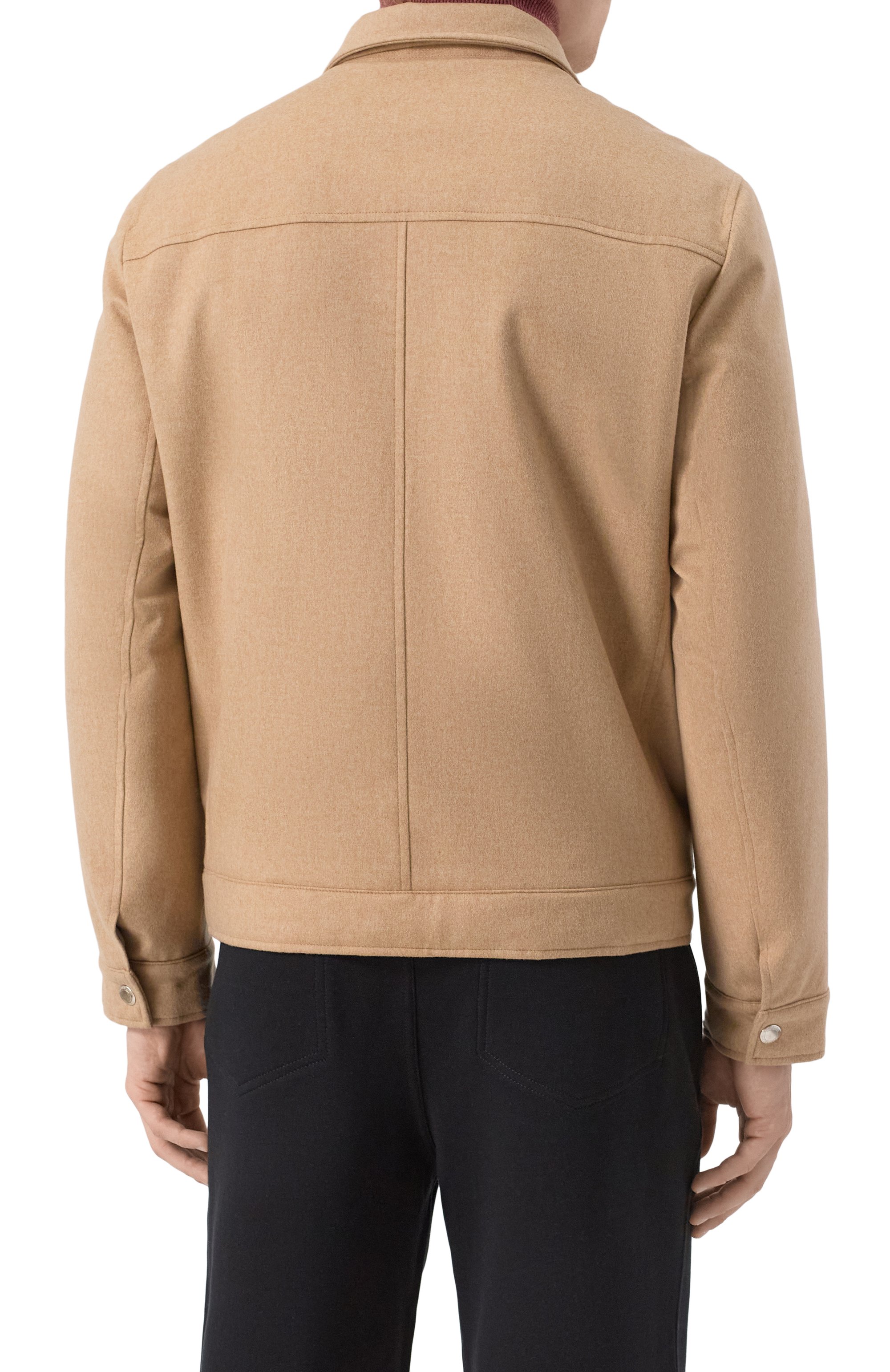 Утепленная куртка-рубашка BRUNELLO CUCINELLI бежевого цвета по цене 521000 руб., арт. MM4636447, фото 4 Утепленная куртка-рубашка BRUNELLO CUCINELLI, арт. MM4636447, фото 4