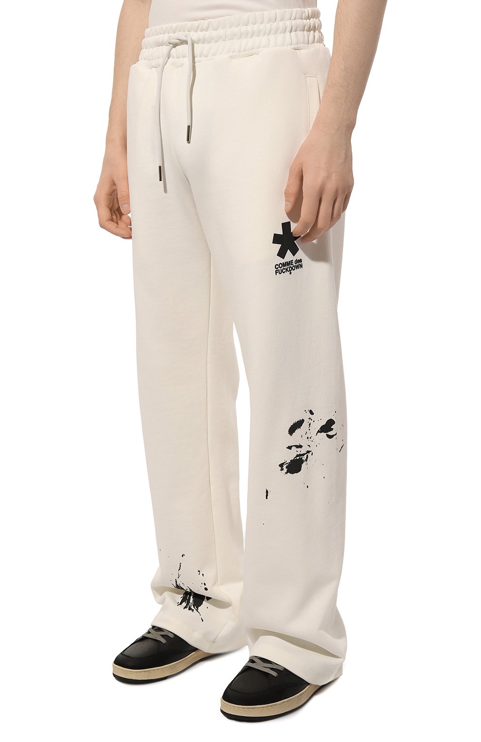 Хлопковые брюки COMME DES FUCKDOWN, арт. CFABM01323, фото 3