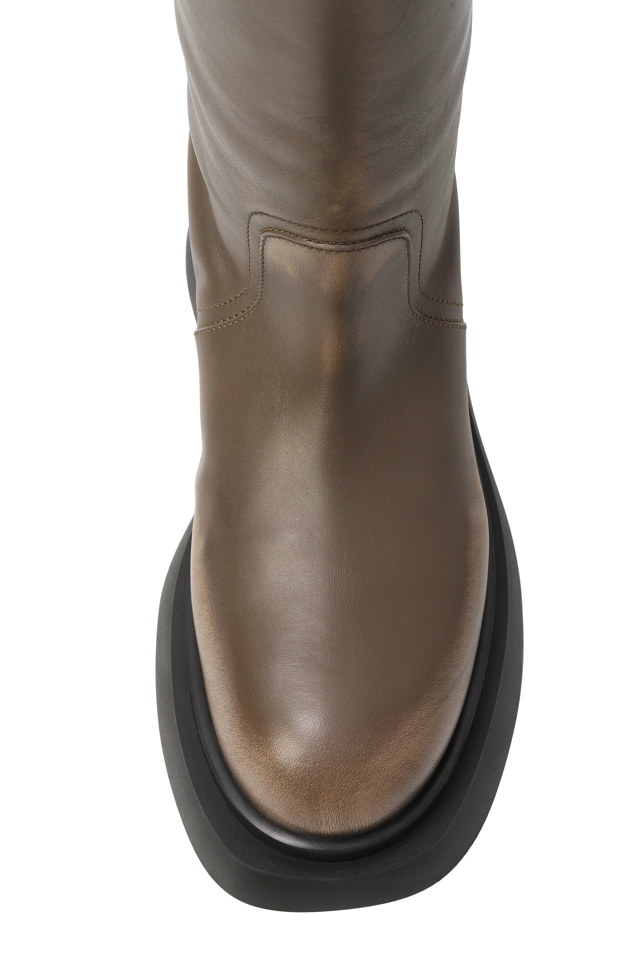 Кожаные сапоги genny 3JUIN хаки цвета по цене 85150 руб., арт. 326W9003.A.1030K58, фото 6 Кожаные сапоги genny 3JUIN, арт. 326W9003.A.1030K58, фото 6