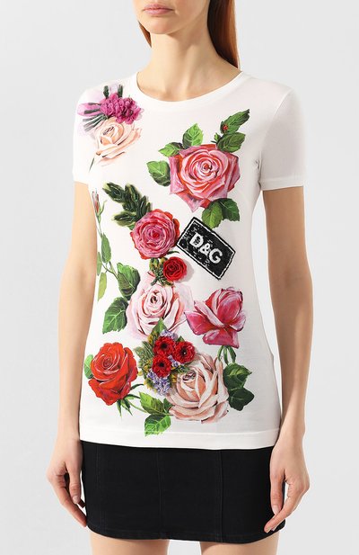 Хлопковая футболка DOLCE & GABBANA, арт. F8H32Z/HH7M4, фото 3