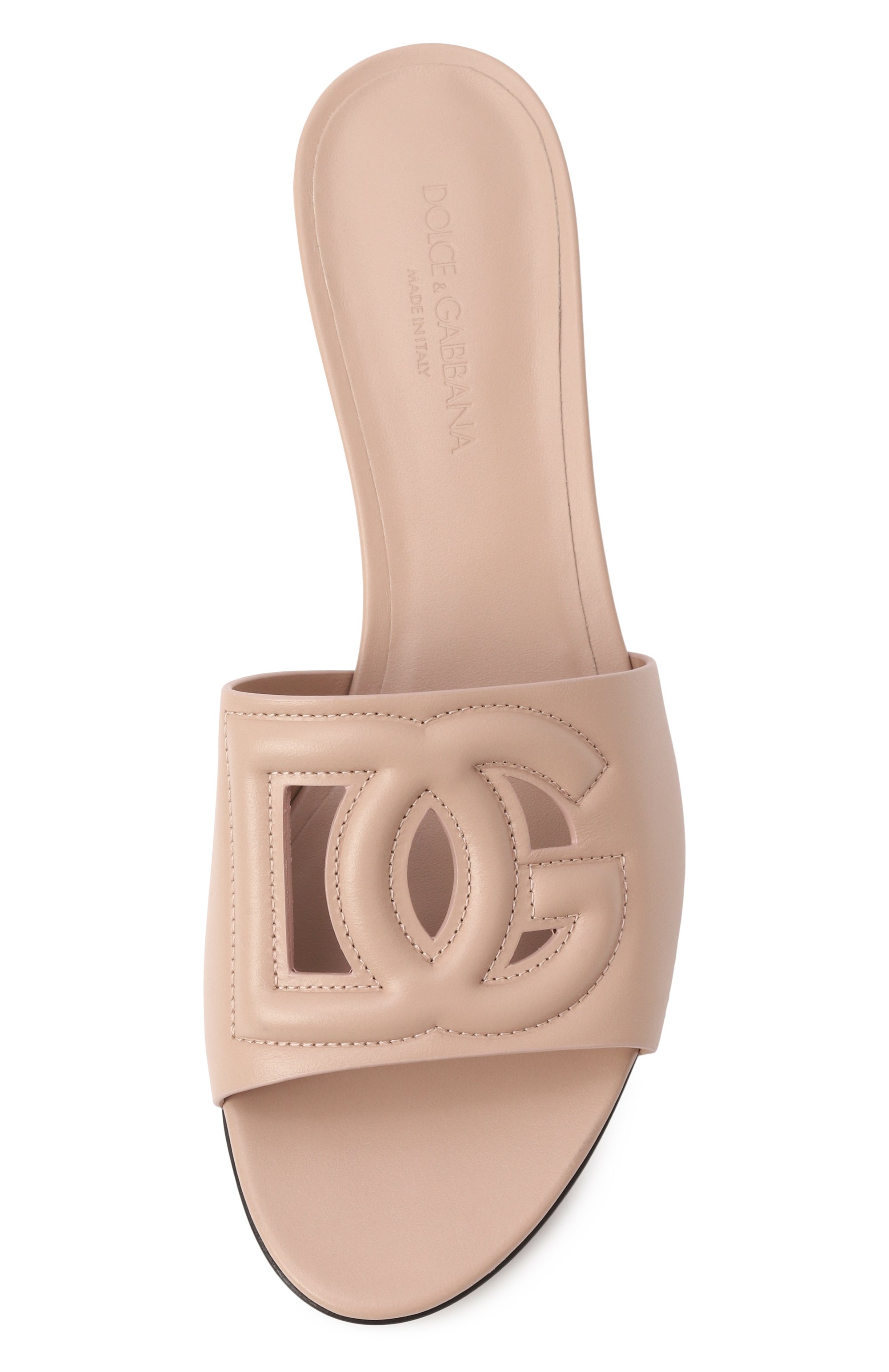 Кожаные мюли bianca DOLCE & GABBANA, арт. CR1755/AY329, фото 6