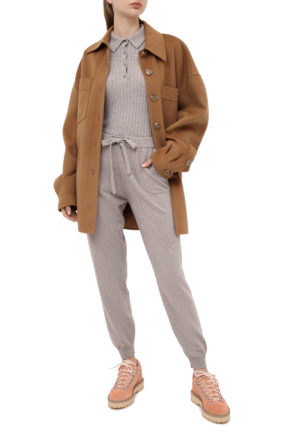 Кашемировый пуловер ALLUDE серого цвета по цене 68100 руб., арт. 205/11133, фото 2 Кашемировый пуловер ALLUDE, арт. 205/11133, фото 2