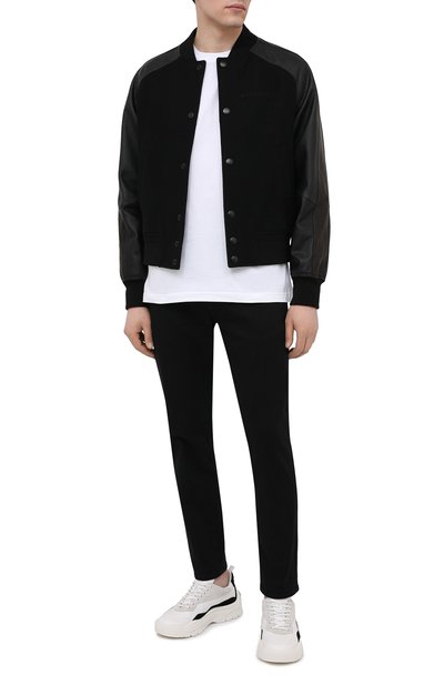 Хлопковый лонгслив DIESEL белого цвета по цене 9950 руб., арт. A02371/0PATI, фото 2 Хлопковый лонгслив DIESEL, арт. A02371/0PATI, фото 2