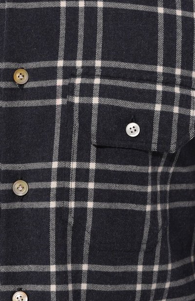 Хлопковая рубашка KITON, арт. UCWMH0864902, фото 5