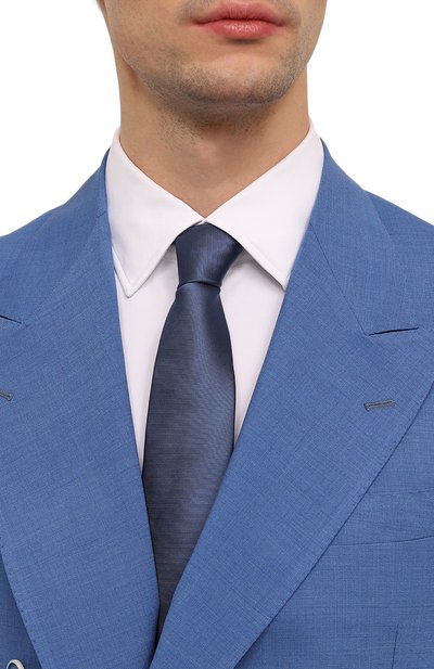 Галстук из шелка и кашемира CANALI, арт. 18/HJ04116, фото 2