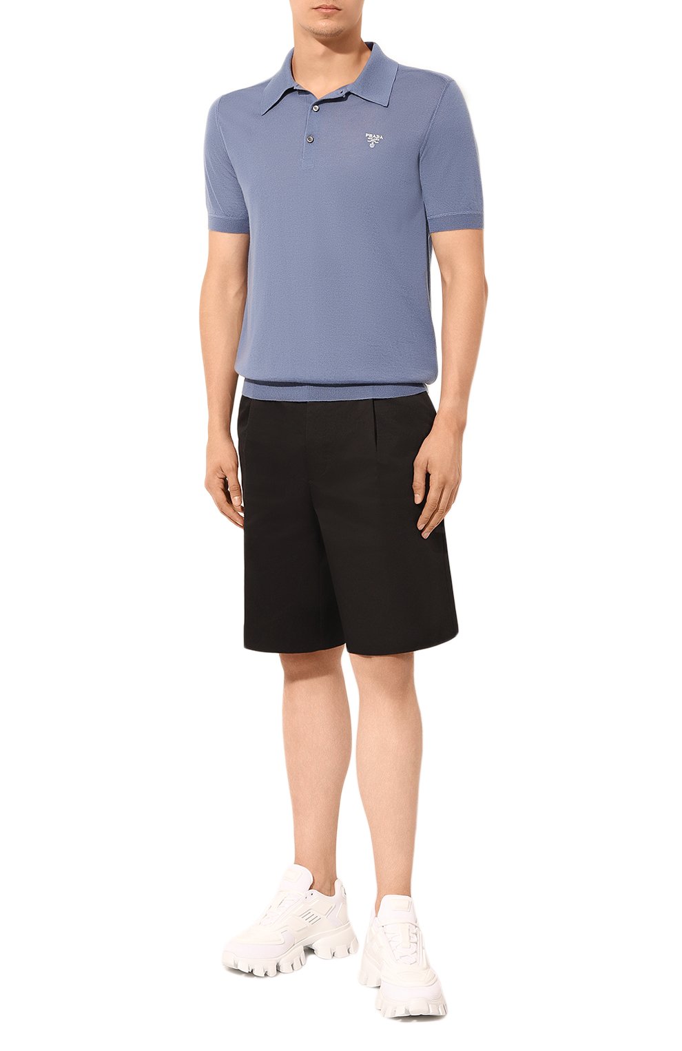 Кашемировое поло PRADA, арт. UMB313-10IR-F0154-221, фото 2