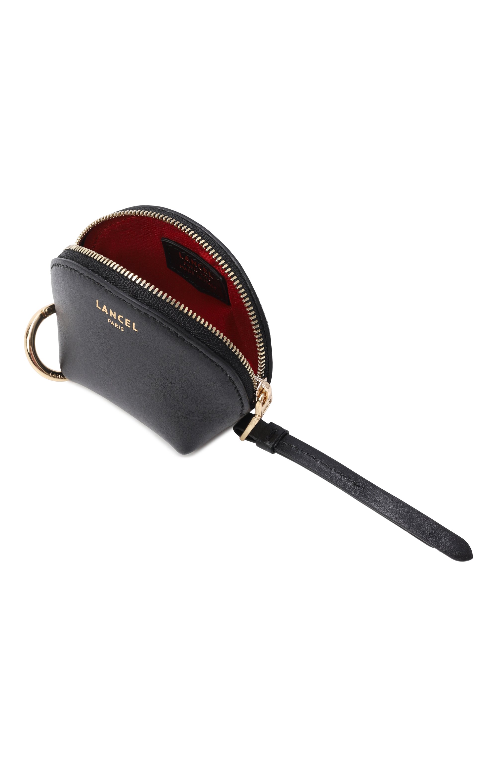 Кожаный кошелек для монет origami LANCEL черного цвета по цене 12150 руб., арт. A13859, фото 3 Кожаный кошелек для монет origami LANCEL, арт. A13859, фото 3