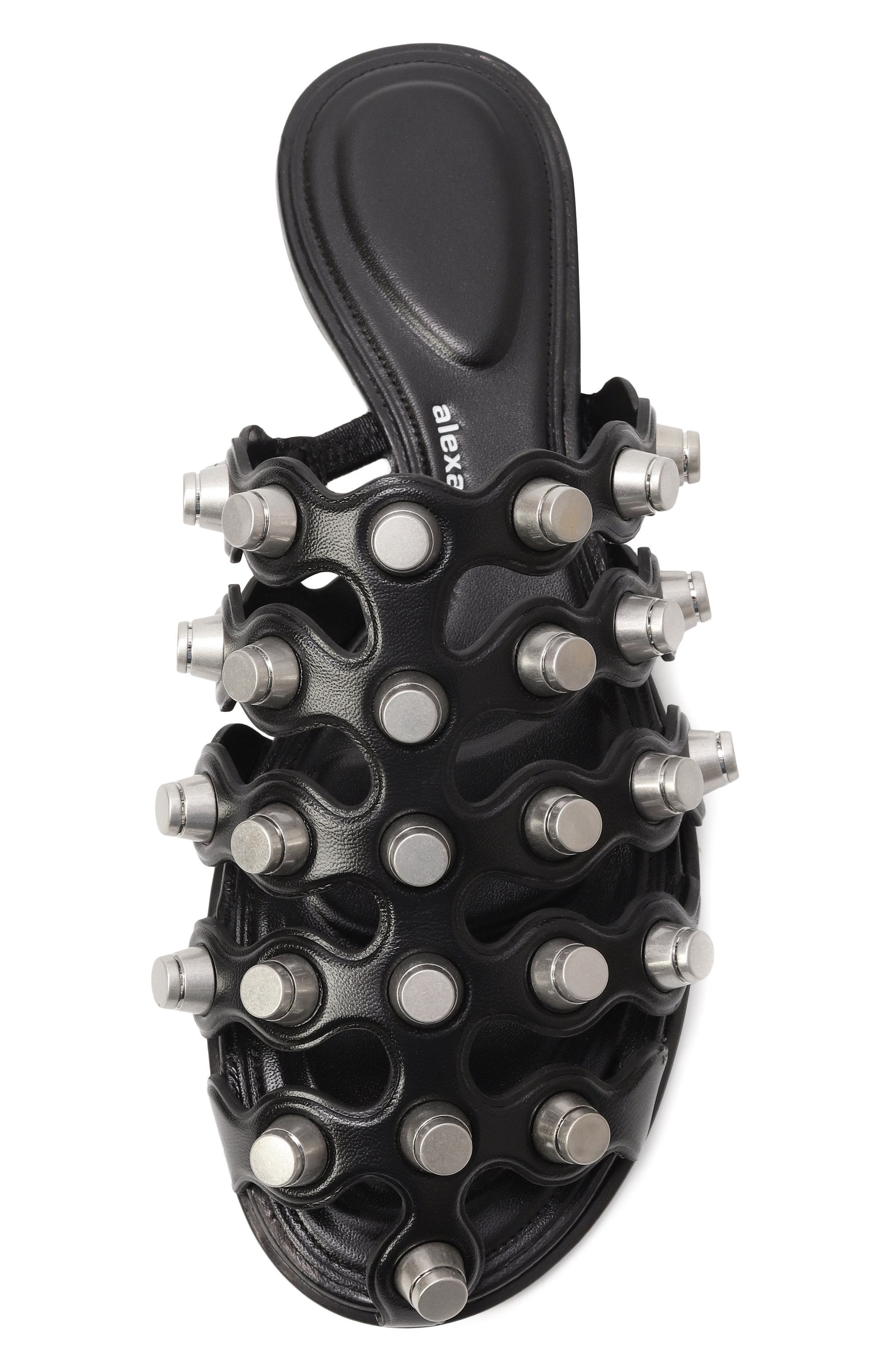 Кожаные сабо rexa cage ALEXANDER WANG, арт. 30125M014, фото 6