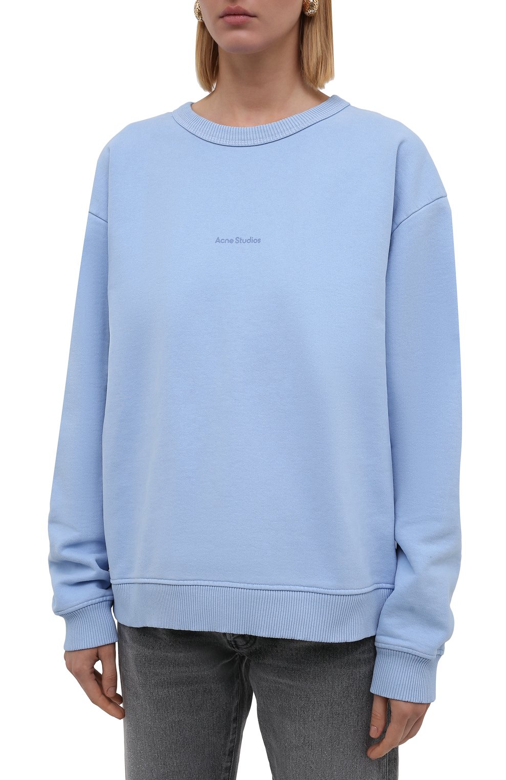 Хлопковый свитшот ACNE STUDIOS, арт. AI0067, фото 3