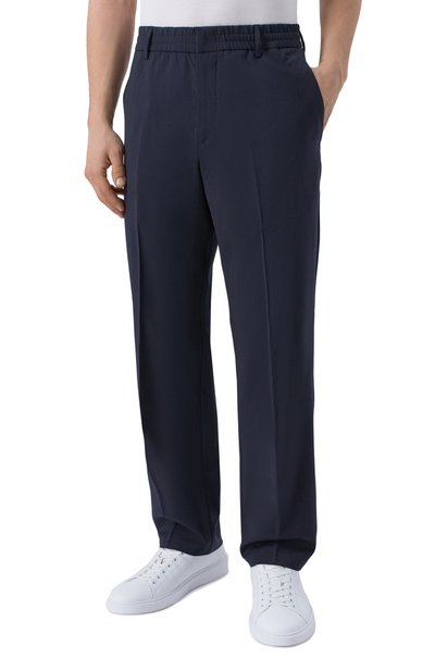 Шерстяные брюки BOGNER темно-синего цвета по цене 36000 руб., арт. 18311096, фото 3 Шерстяные брюки BOGNER, арт. 18311096, фото 3