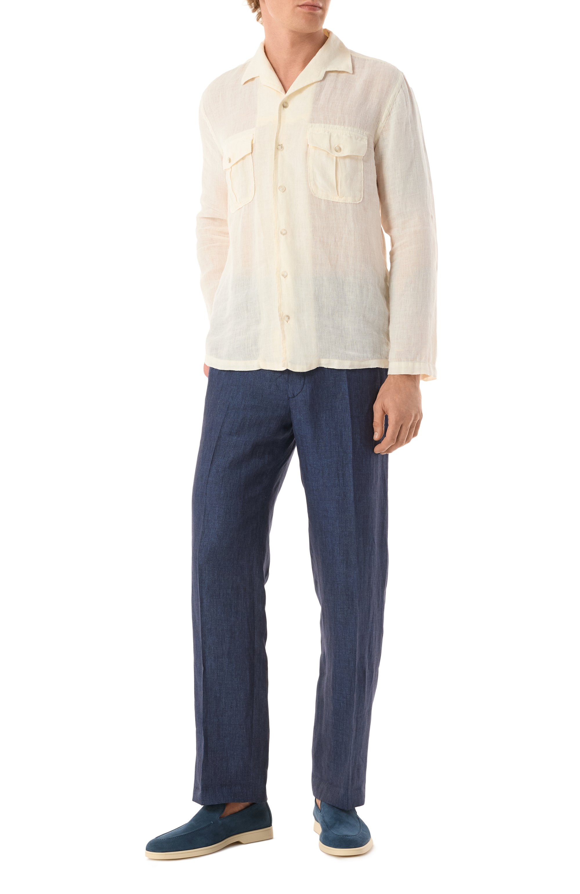 Замшевые лоферы DOUCAL'S, арт. DU3413NWMAUY009G, фото 2