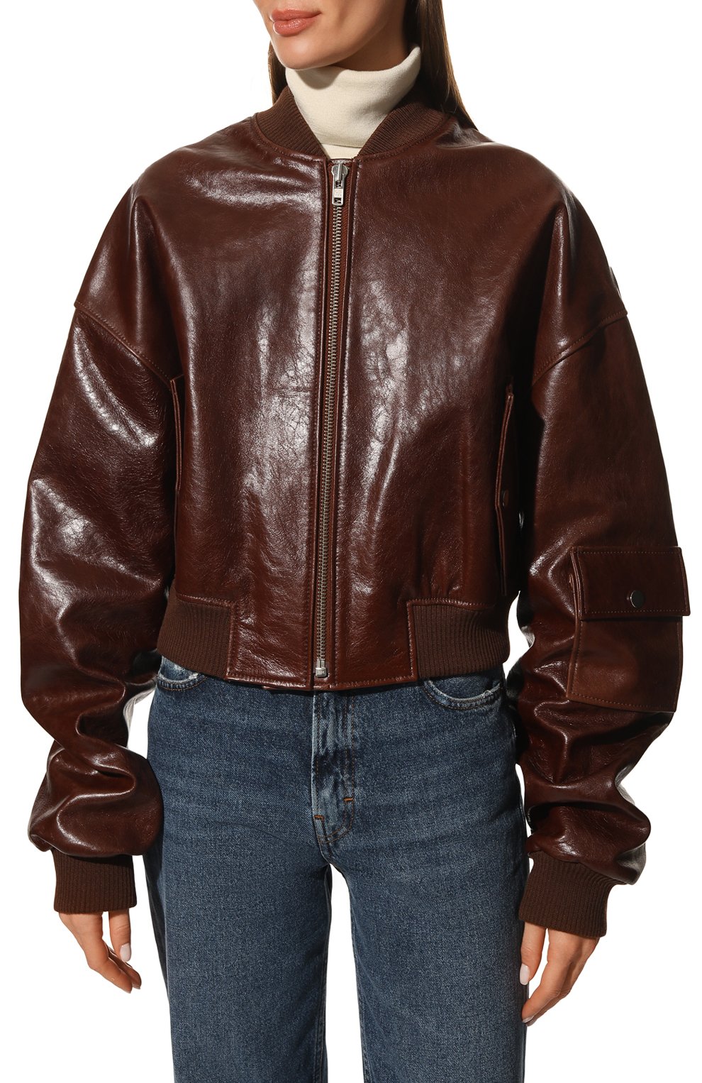 Кожаный бомбер MOLLY MOSS, арт. 00 32, фото 3