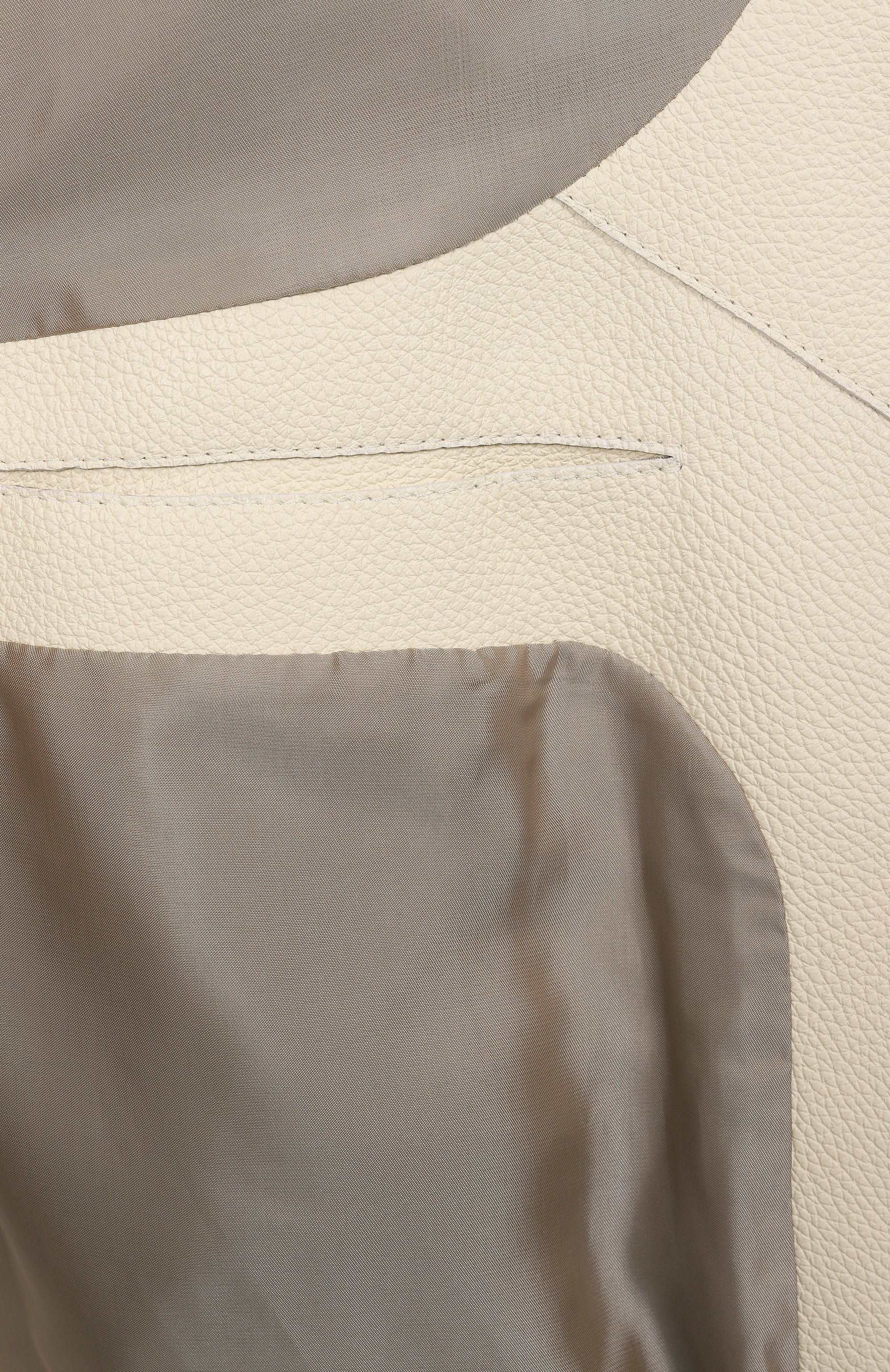 Кожаная куртка MASLOV кремового цвета по цене 286000 руб., арт. Z017, фото 7 Кожаная куртка MASLOV, арт. Z017, фото 7