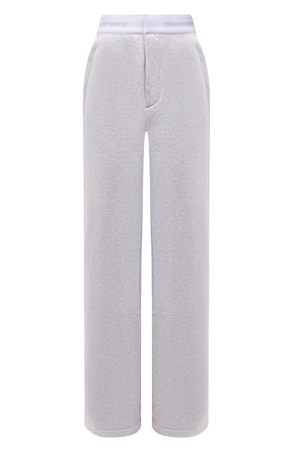 Хлопковые брюки ALEXANDERWANG.T серого цвета по цене 45150 руб., арт. 4CC3214102, фото 1 Хлопковые брюки ALEXANDERWANG.T, арт. 4CC3214102, фото 1