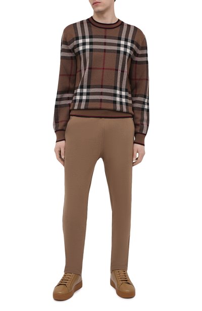 Кожаные кеды BOTTEGA VENETA коричневого цвета по цене 76000 руб., арт. 651427/V00T0, фото 2 Кожаные кеды BOTTEGA VENETA, арт. 651427/V00T0, фото 2