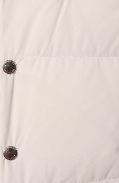 Пуховый жилет BRUNELLO CUCINELLI белого цвета по цене 277000 руб., арт. MM4031716, фото 5 Пуховый жилет BRUNELLO CUCINELLI, арт. MM4031716, фото 5