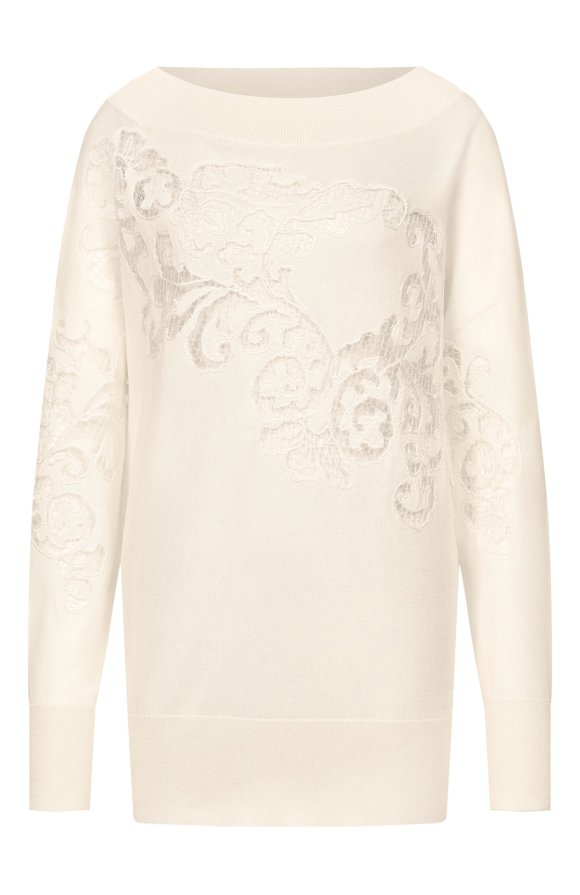 Пу ловер из хлопка и вискозы ELIE SAAB, арт. T0275NR26/CK014, фото 1