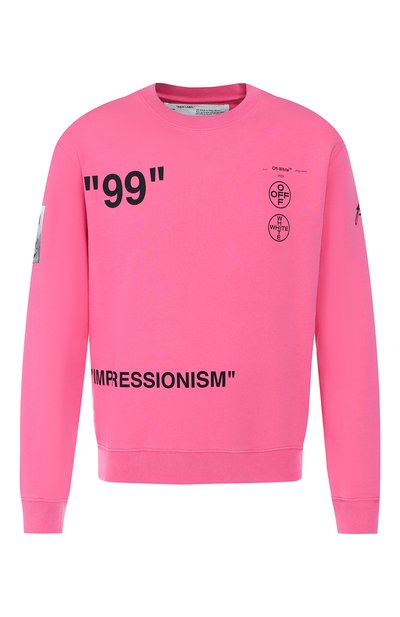Хлопковый свитшот OFF-WHITE, арт. 0MBA025R190030112888/W, фото 1