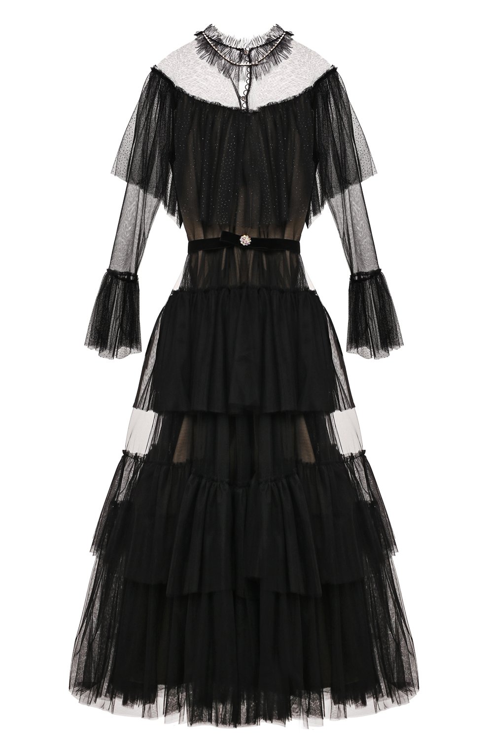 Платье DESIGNERS CAT черного цвета по цене 61550 руб., арт. 100000K01001481/14A-16A, фото 1 Платье DESIGNERS CAT, арт. 100000K01001481/14A-16A, фото 1