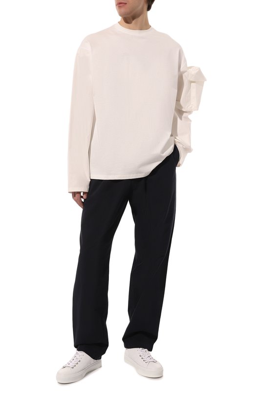 Хлопковый лонгслив Oamc Белый, фото 2