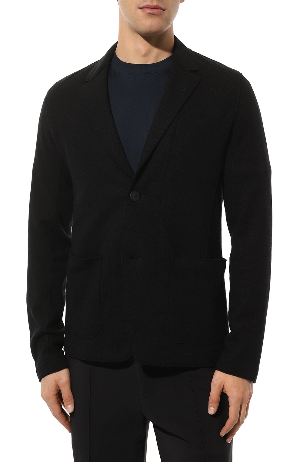 Шерстяной пиджак TRANSIT черного цвета по цене 59500 руб., арт. CFUTRVK202, фото 3 Шерстяной пиджак TRANSIT, арт. CFUTRVK202, фото 3
