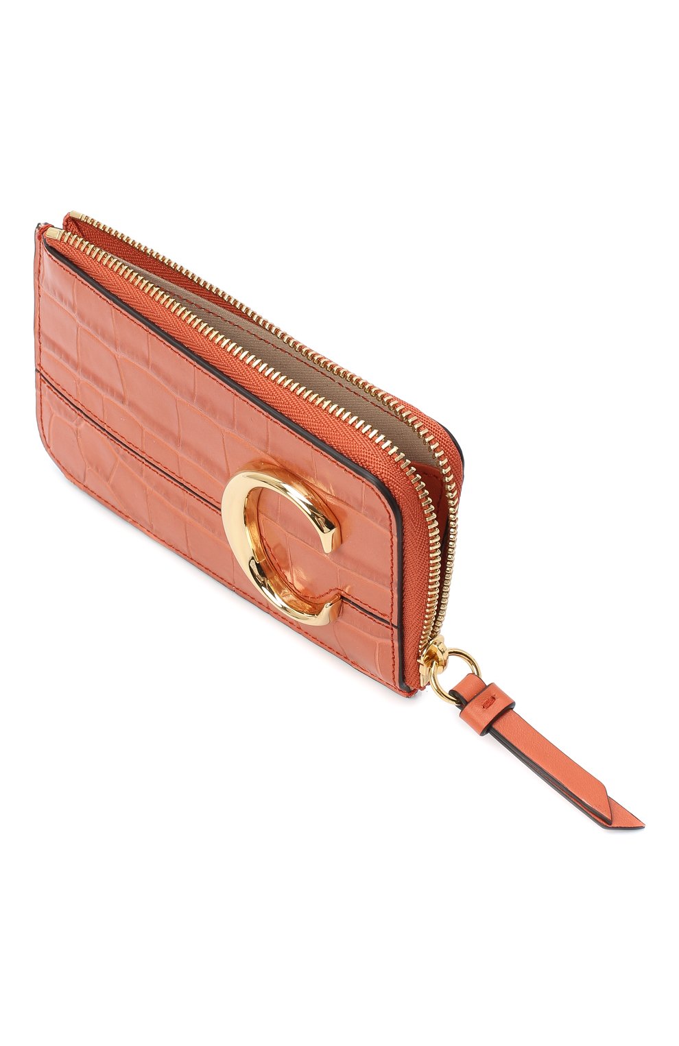 Кожаный футляр для кредитных карт CHLOÉ, арт. CHC19UP059A87, фото 3