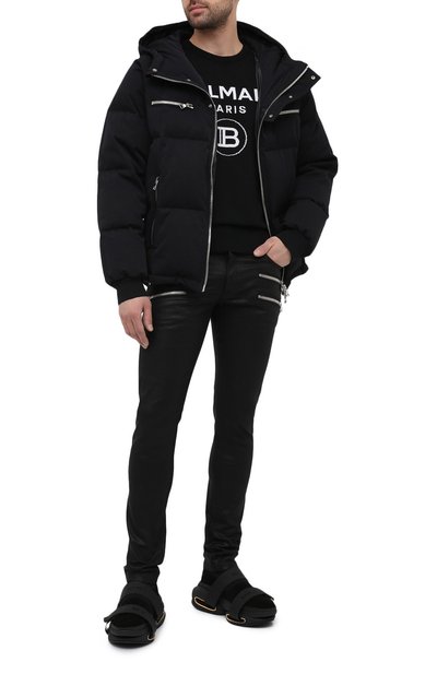 Текстильные кроссовки b-bold BALMAIN черного цвета по цене 94350 руб., арт. VM1C229/TKSE, фото 2 Текстильные кроссовки b-bold BALMAIN, арт. VM1C229/TKSE, фото 2