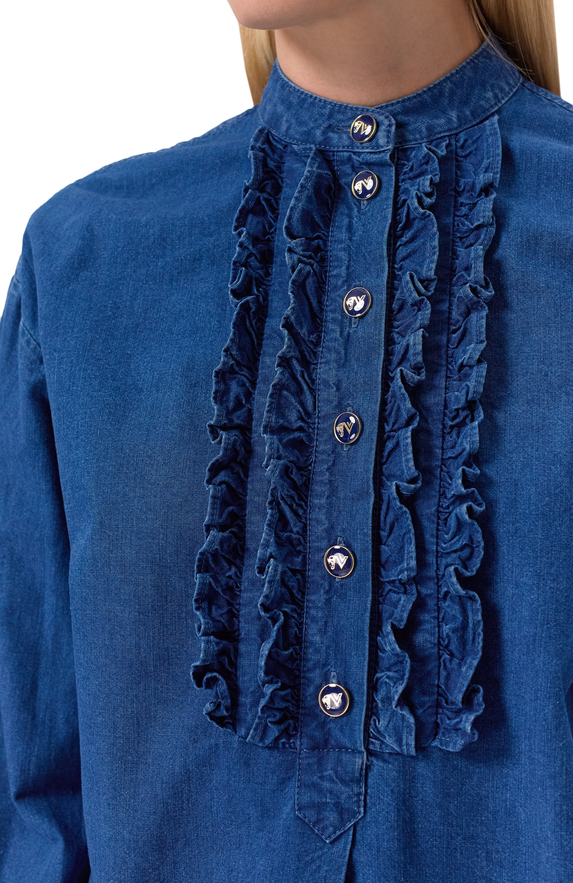 Джинсовая блузка VALENTINO, арт. 6B3DB02Z94B, фото 5