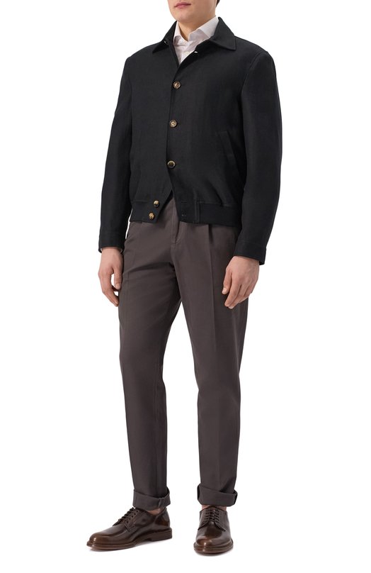 Хлопковая сорочка Corneliani 25P002-2511474 Белый  25P002-2511474 Фото 2