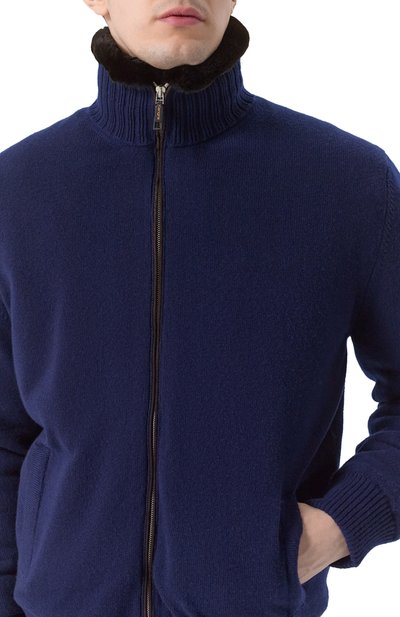 Кашемировый бомбер с подкладкой из бобра KANGRA, арт. 9150/09 02, фото 5