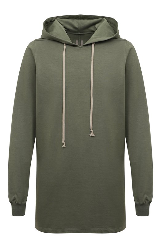 

Хлопковое худи Rick Owens, Хаки