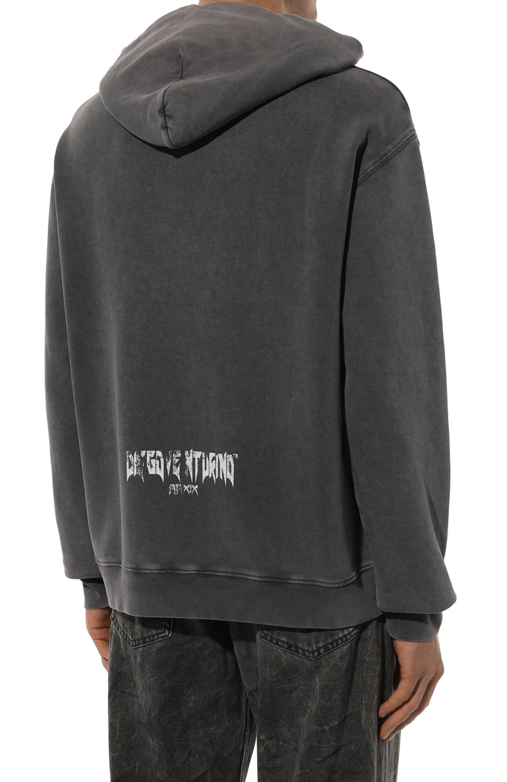 Хлопковое худи DIEGO VENTURINO, арт. D3W4DVFLHTDSTR, фото 4