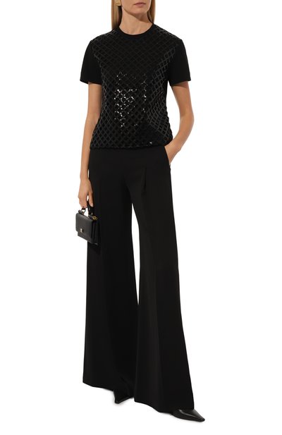 Футболка с отделкой пайетками GIAMBATTISTA VALLI, арт. 24FWPVLE40J2-J1JSN, фото 2