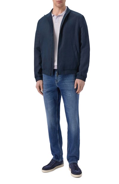 Поло из хлопка и лиоцелла BOSS, арт. 50560483, фото 2