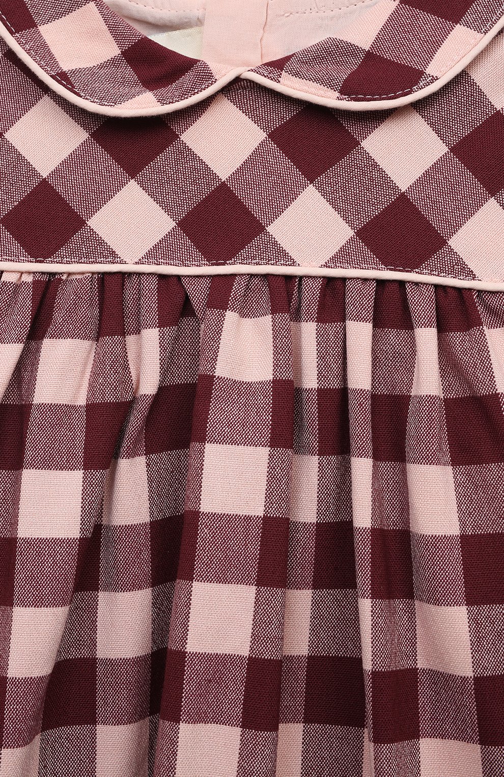 Хлопковое платье ZHANNA & ANNA бордового цвета по цене 8000 руб., арт. ZAOZ00000329, фото 3 Хлопковое платье ZHANNA & ANNA, арт. ZAOZ00000329, фото 3