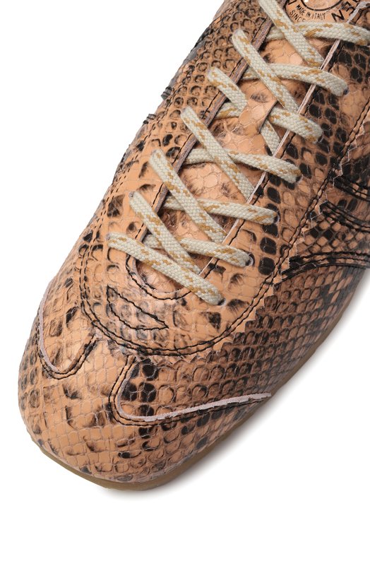 Кожаные кеды Dries Van Noten WS251-1169 Оранжевый  WS251-1169 Фото 7