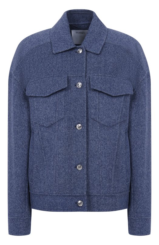 Шерстяная куртка Sportmax CELS0 Синий CELS0