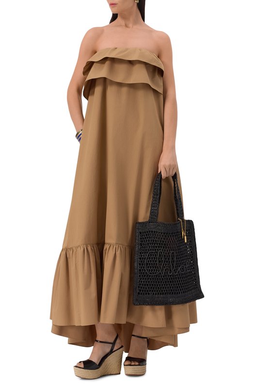 Сумка-шопер Summer Banana Chloé CH25US901P08 Чёрный  CH25US901P08 Фото 7
