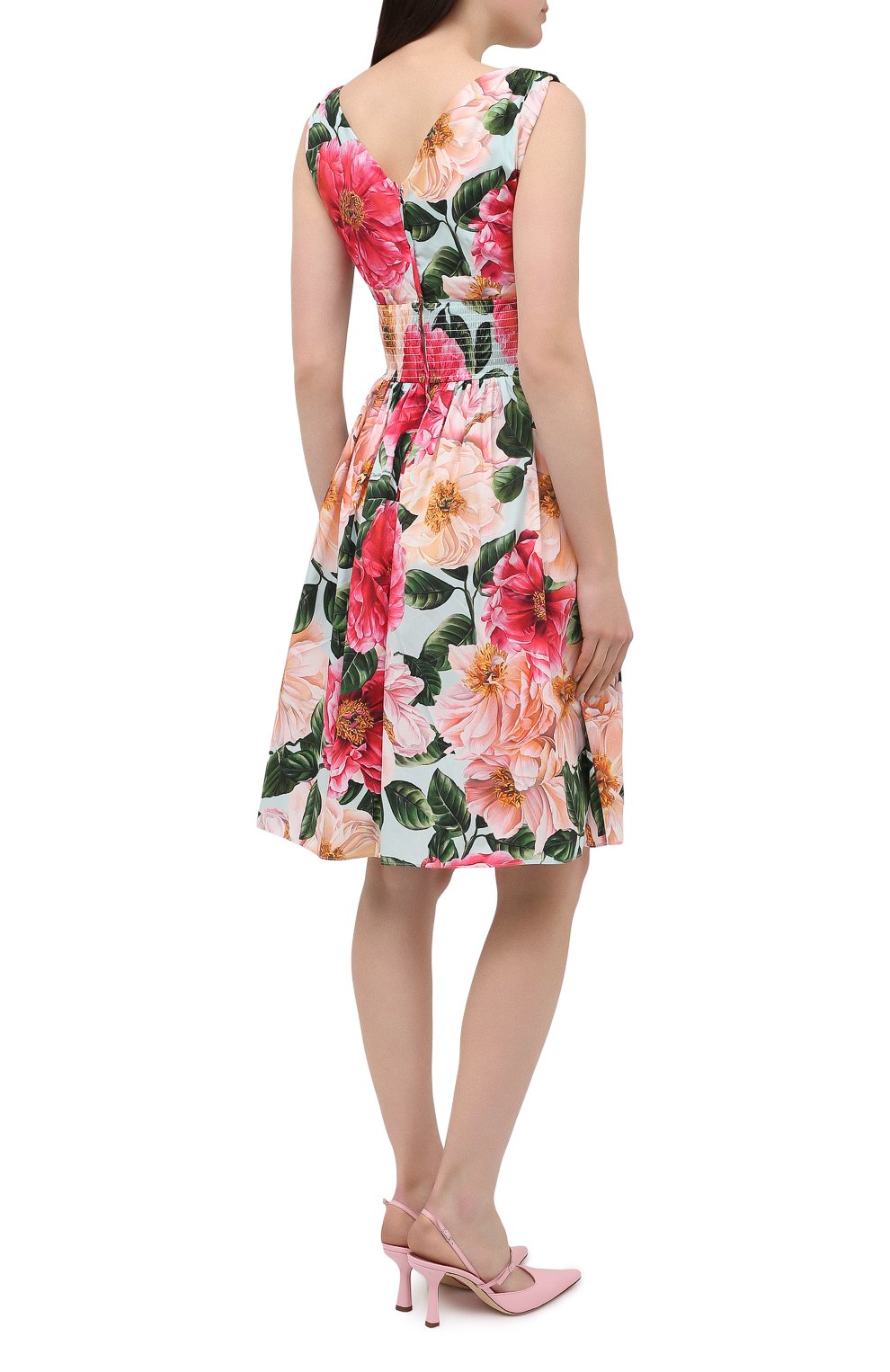 Хлопковое платье DOLCE & GABBANA, арт. F6J7HT/HS5H9, фото 4