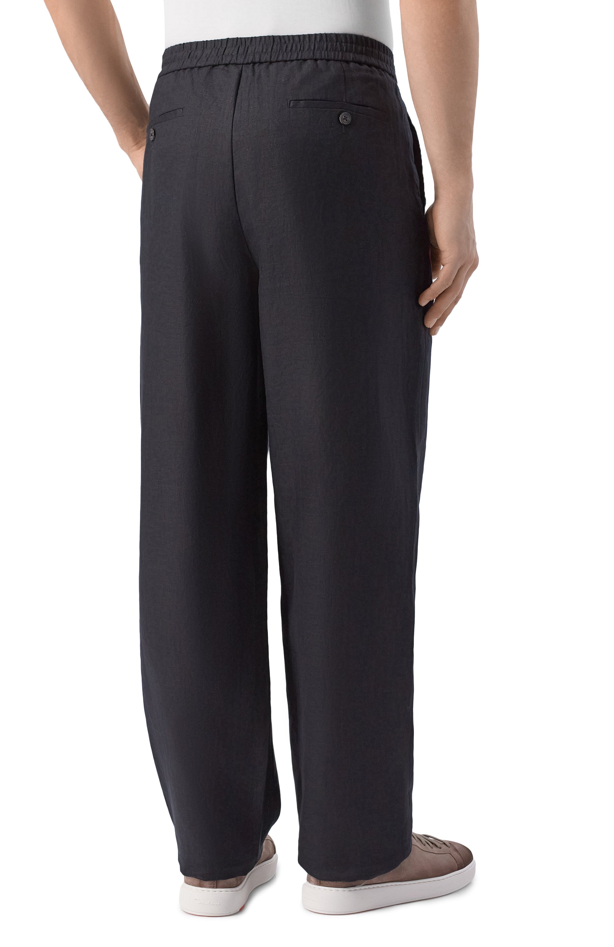 Льняные брюки 12 STOREEZ, арт. 137296, фото 4