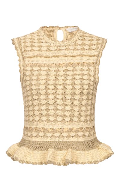 Женский топ из вискозы и хлопка ZIMMERMANN, арт. 6564TRS262