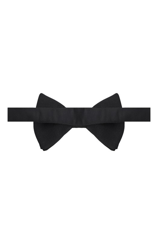 Шелковый галстук-бабочка Kiton UPAPAR-CA Чёрный  UPAPAR-CA Фото 3