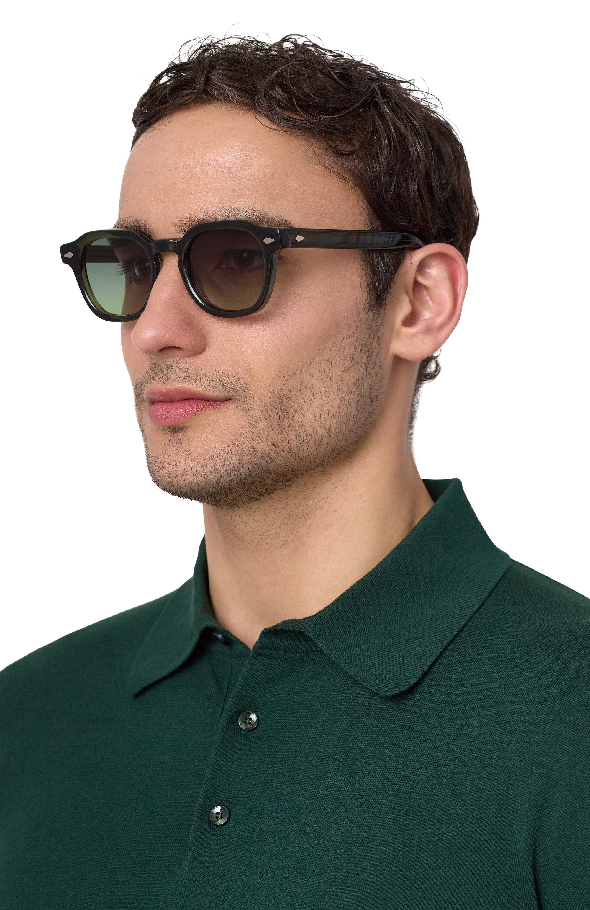 Солнцезащитные очки MOSCOT, арт. D0LT SUN DARK GREEN/F0REST W00D, фото 2