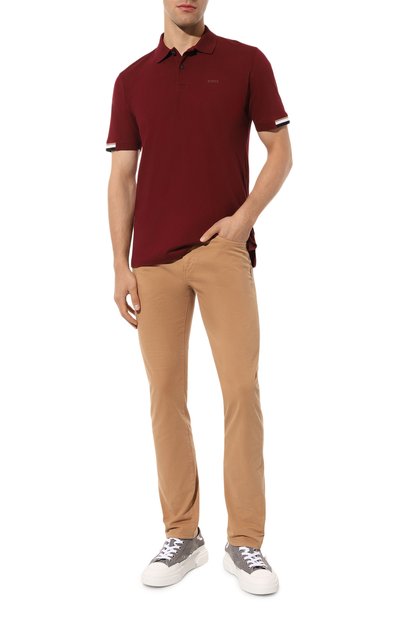 Хлопковое поло BOSS, арт. 50467113, фото 2