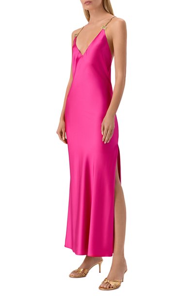 Атласное платье DANAME фуксия цвета по цене 63700 руб., арт. 626SS6807A, фото 2 Атласное платье DANAME, арт. 626SS6807A, фото 2